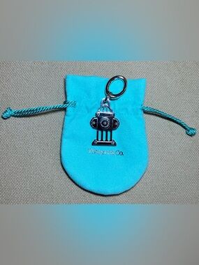 Tiffany & Co. Metal Fire Hydrant Pet Collar Charm